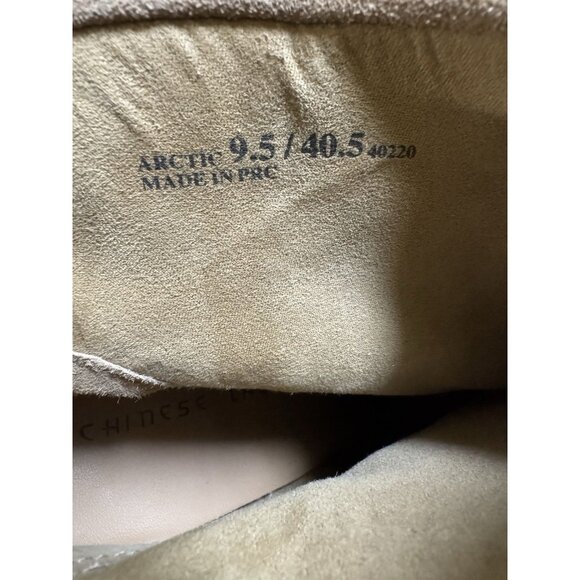 Chinese Laundry Fringe Suede Wedge Boots Tan ARCTIC Size 9.5 Boho Western - Picture 6 of 6